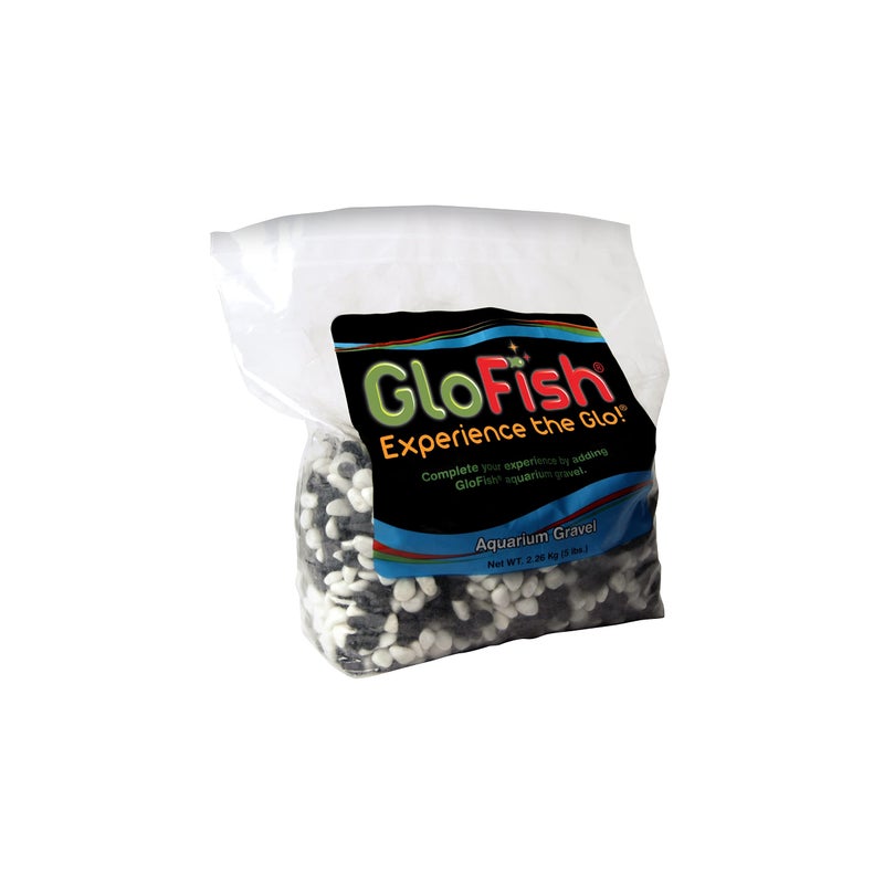 Glofish Aquarium Gravel, Black with White Fluorescent, 5-Pound Bag - Image 2